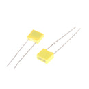 50Pcs 10 Value 1nF-0.47uF Set Polypropylene Safety Plastic Film Capacitor Kit Ew