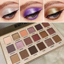 Beauty Glazed Makeup Palette Cosmetic Gloss Pigment-Smoky 18 Col Eye-Shadow U7G1