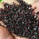 100g Natural Garnet Point Crystal Stone Gravel Fish Tank Decor Rough Specimen