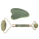 2 In 1 Jade Massage Stick Jade Roller Scraping Set Facial Massage Face-Lift