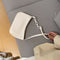 Pure Soft Leather Women Handbag Small Underarm Shoulder Totes Bag (Beige)