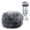 Microphone Furry Windscreen - Mic Wind Cover Fur Filter As Foam Cover For B