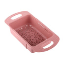 Adjustable Sink Dish Drying Rack Kitchen Organizer Plastic Sink Drain Baske