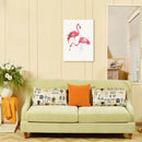 Unframed Modern Art Canvas Oil Painting Nordic Pink Flamingo Print Decor L