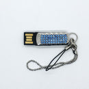 32GB Shine Bling USB2.0 Flash Drive Memory Stick Storage Pen U Disk Blue