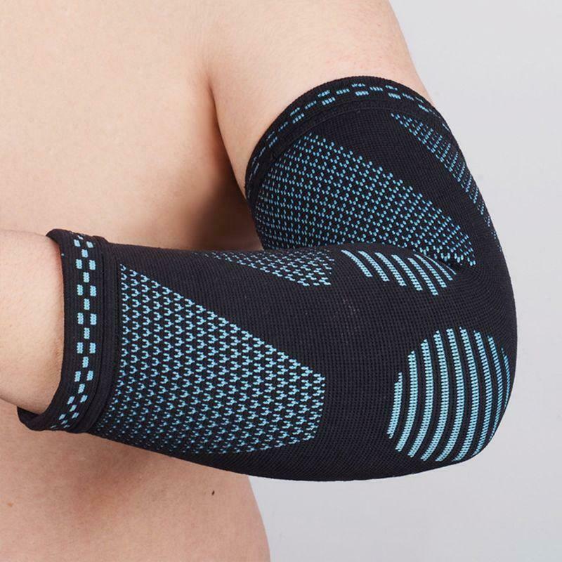 Sports Fitness Knitted Elbow Brace Compression Support Sleeve for Tendonitis