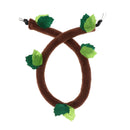 Parrot Bird Hamster Toys Leaf Decor Rope Perch Suspension Bridge Swing 55cm