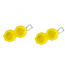 Golf Ball Cover Silicone 8-Shape Sleeve Protective Keyring Sport Accessorie S8D6