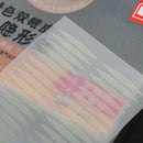 100 Pairs Olive Shape Invisible Double Eyelid Eye Tape Stickers - Nude