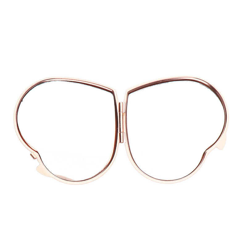 Travel Makeup Mirrors - Compact, Portable, Folding, Super-thin, Durable, Double