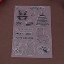 Birthday Silicone Clear Stamp+Metal Cutting Die Stencil DIY Scrapbook Decor