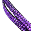 Purple Strap Lanyard Bling Rhinestone Crystal Custom for ID Badge Key Ring