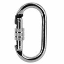 Carbon Steel Climbing Carabiner Screw Lock Hiking Rope . Clip Hook I2V6 E5M7