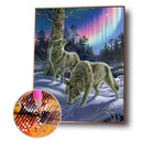 Diamond Painting 5D Wolf in Midnight DIY Home Full Round Drill Picture Kit