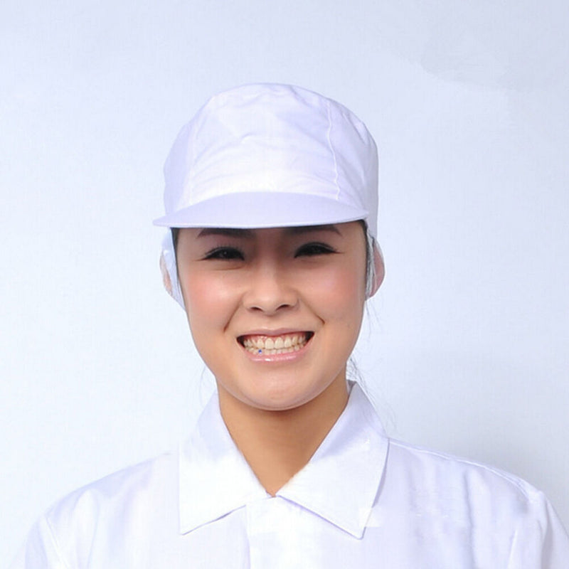 HOT1X PolyCotton Catering Baker Kitchen Cook Chef Hat Costume Snood Cap White ï¼D