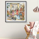 5D DIY Full Drill Diamond Painting Girl Embroidery Mosaic Kit Home Decor