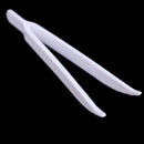 20x Disposable Tweezers Plastic Medical Small Beads Forceps for Jewelry Maki ME