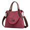 Women Large Totes Shopping Bag Handbag Shoulder Messenger Bags (Wine Red) SN9F