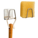 Kitchen Dishwashing Stainless Brush Holder Clip Sponge Drainer Drying Rack JC,a