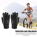 Outdoor Touch Screen Gloves Winter Windproof Reflective Full Finger Gloves