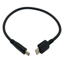 USB-C to Micro-USB, USB 3.0 Type C to Micro-B (Micro-USB) Cable in Black 25