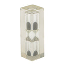 3 Minutes Black Acrylic Sand Sandglass Hourglass Clock Timer Home Decor