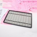 10 Slots/Grids Watch Display Tray Jewelry Showing Shelf Pu Flicking Wrists  P8U2