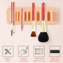 Makeup Brush Holder Suction Wall Silicone Cosmetic Brush Organizer Brush St