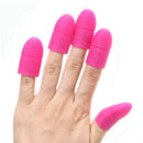 Monja Nail Art Tips Uv Gel Eraser Wrapped Silicone Elastic Soak Cap Clip Ma