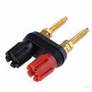 for Speaker Amplifier Dual 2-way Banana Plug Jack Terminal Extended Binding Post