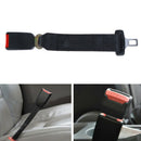 14'' Car black seat seatbelt adjustable safety belt extender extension buckleE,a