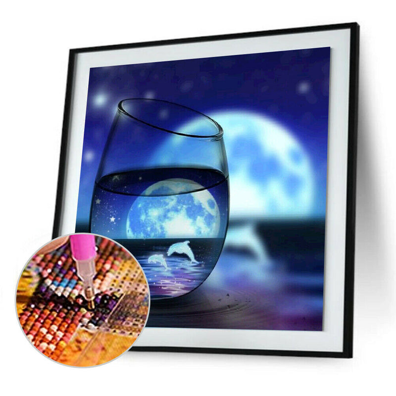 5D DIY Full Round Drill Diamond Painting Fantasy Cup Cross Stitch (jh391)