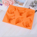 silicone chocolate mold dinosaur ice cube tray craft fun baking cake FT BX