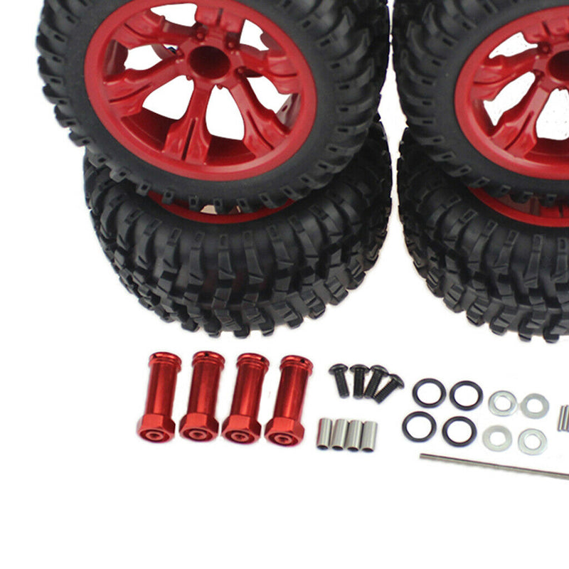 RC Wheel Tire & Hub Extented Converter Set for WLTOYS 144001 124019 RC Car