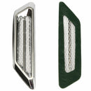 2pcs Universal Chrome Car Auto SUV Air Flow Fender Side Vent Decor Stickers DIY