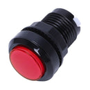 Arcade Game AC 250V 15A 24mm Dia Red Light Push Button + Micro Switch S9V1