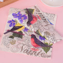 20pcs Flower and Bird Decoupage Napkin Paper Tissue for Xmas Wedding Decor3cG