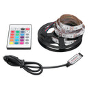 2m LED USB Strip Light Waterproof RGB Remote Control Flexible Ribbon Lamp