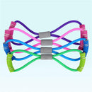 4PCS Latex Rubber Resistance Stretch Band Rope Fitness Exercise Pilates Yoga kjh