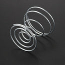 4 Pieces x Egg egg tray Spring egg seat Egg's shell Stainless Steel Egg Tra E9K6