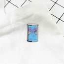 Creative Petal Brooch Bottle Pin Badges Backpack Jacket Decor Jewelry Gift
