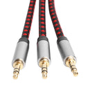 30cm 3.5mm Female to 3-Male Splitter Audio Cable