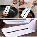 Stainless Steel Double-sided Shovel Clip Barbecue Clip Camping Kitchenware M1F8