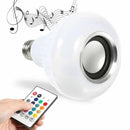 RGB LED Color Bulb Light E27 Bluetooth Control Smart Music Audio Speak YMK