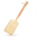 New Natural Sisal Handle Body Back Brush Shower Sponge Spa Scrub Bath Scrubber