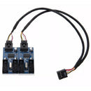 Motherboard Usb 9Pin Header 1 To 4 Splitter Port Multiplier 30Cm Extension  V5H8