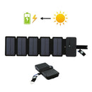 8W Solar Folding Charger Outdoor Portable Direct Charging Solar Package Cam