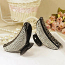 Fashion Glitter Diamond Women Lady Hair Clip Claw Grip Butterfly E1H1