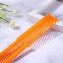 Hairdressing Carbon Anti-static Comb Wide Tooth Hair Clipper Comb (Orange)