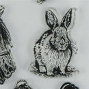 animals horse rabbit and duck scrapbooking album card decor diary diy craft BX